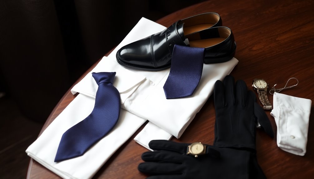 funeral accessories and footwear