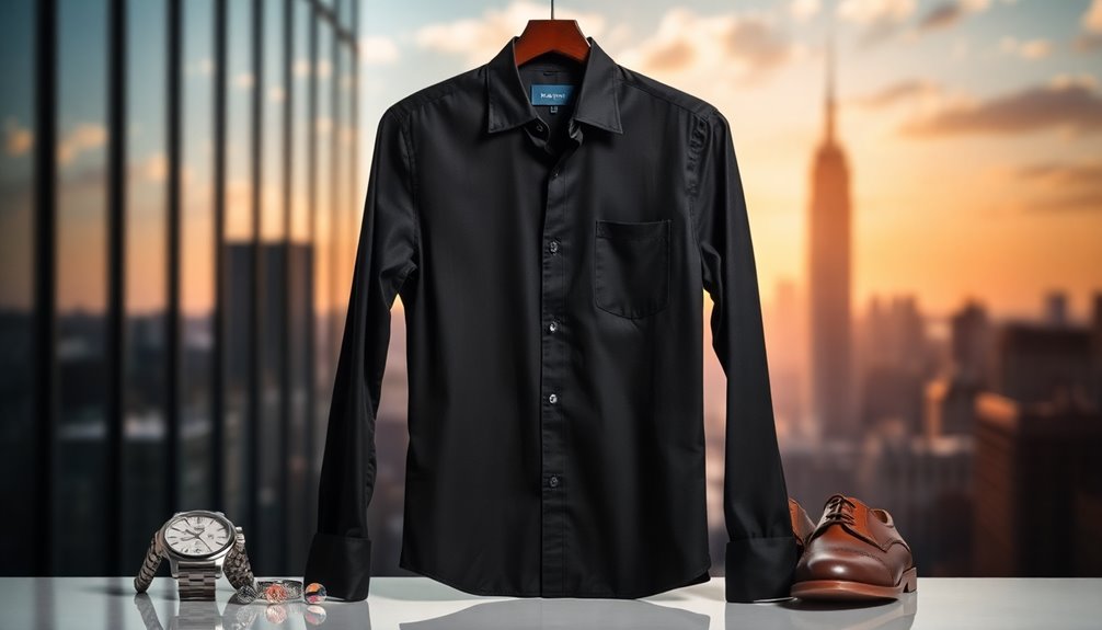 versatile black shirt styling